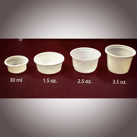 Sauce cups 30ml ,1.5oz,2.5oz&3.5oz | Shopee Philippines