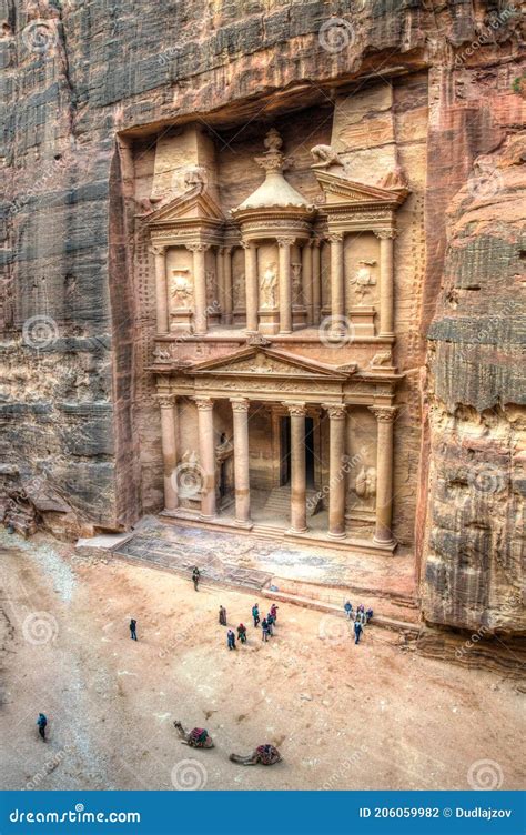 Al Khazneh Tomb Also Called Treasury at Petra, Jordan Editorial ...