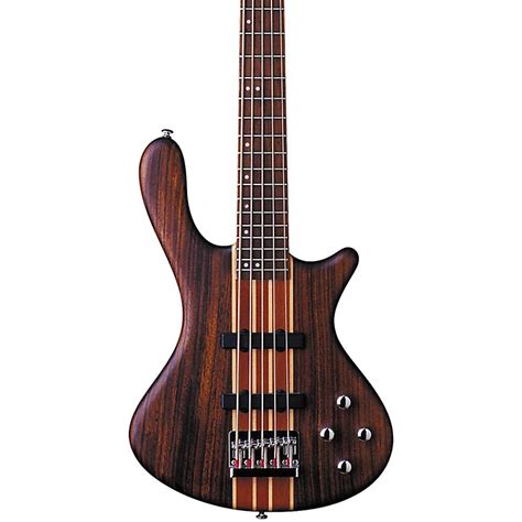 Washburn Taurus T25 5-String Neck-Thru Electric Bass Guitar Natural Mahogany | Music123