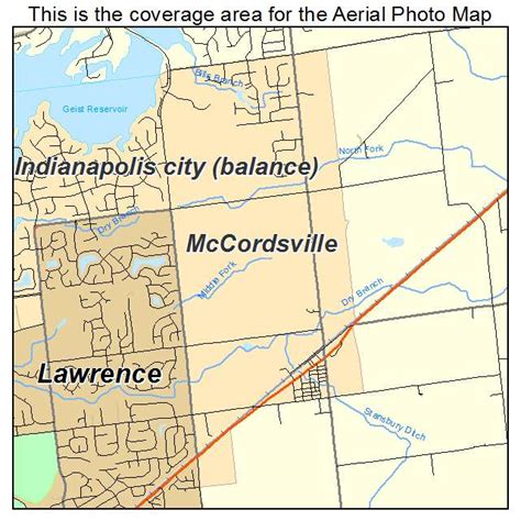 Aerial Photography Map of McCordsville, IN Indiana