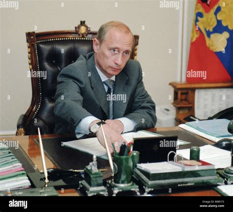 Russian President Vladimir Putin in his office Stock Photo - Alamy