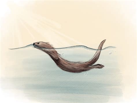 ArtStation - Animal Illustrations - Otter