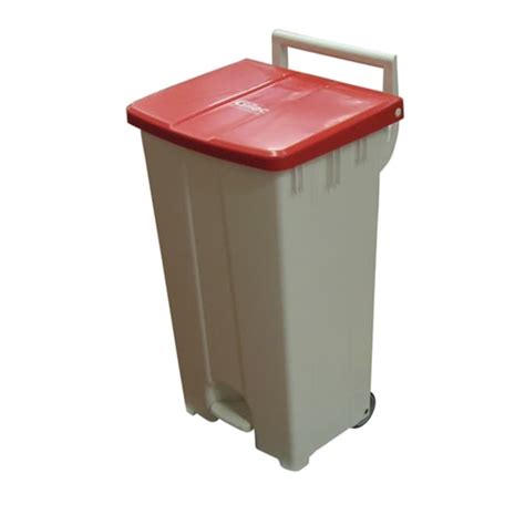 Gilac™ Pedal Container with Lid Pedal Container with Lid; Capacity: 100 ...