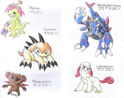 Digimon Rookies 5 | Digimon, Digimon digital monsters, Art