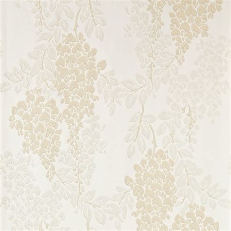 Wisteria Blossom | Large Floral Print Design Wallpaper | Farrow & Ball