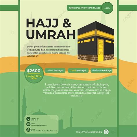 Poster Hajj And Umrah Travel Ilustration Template Download on Pngtree