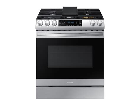 NX60T8511SS/AA | 6.0 cu. ft. Smart Slide-in Gas Range with Air Fry in Stainless Steel | Samsung ...