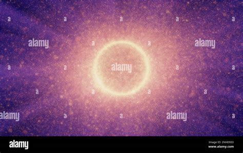 Abstract particles sun solar flare particles illustration 3d render Stock Photo - Alamy