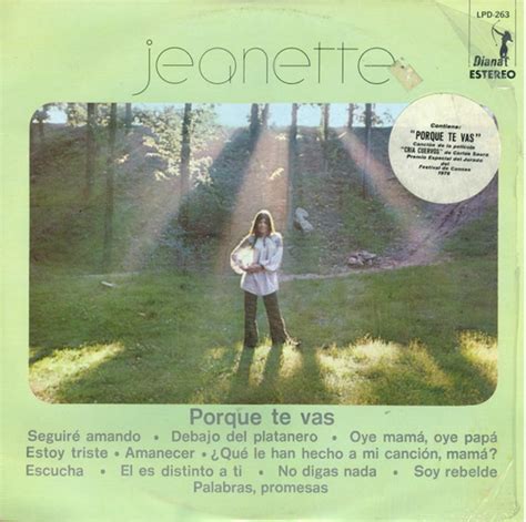 Jeanette - Porque Te Vas (1976, Vinyl) | Discogs