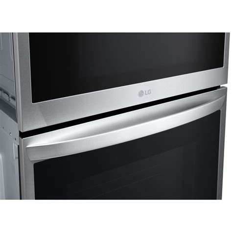 LG 30 in. 6.4 cu. ft. Electric Smart Oven/Microwave Combo Wall Oven ...