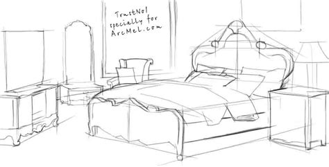 Bed Drawing at PaintingValley.com | Explore collection of Bed Drawing