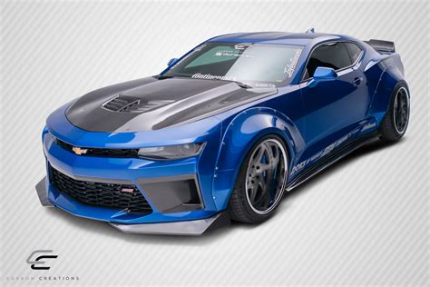 2018 Chevrolet Camaro 0 Carbon Fiber Front Lip-Add On Body Kit - 2016-2018 Chevrolet Camaro ...