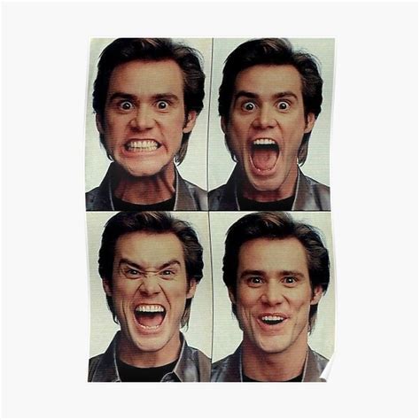 "jim carrey" Poster for Sale by bruonou | Redbubble