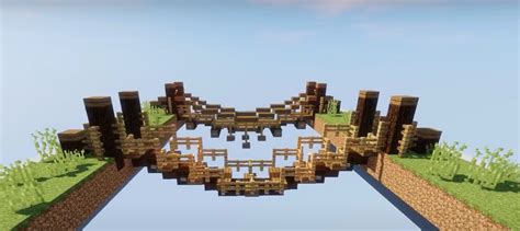 Minecraft Rope Bridge Ideas and Design