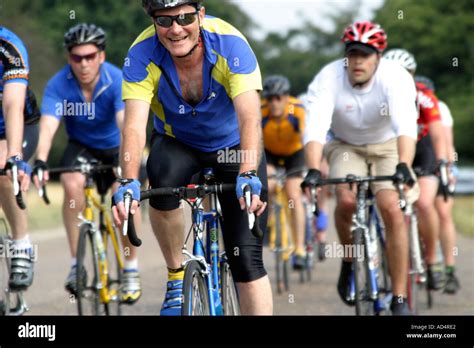 Cycling in Richmond Park London Stock Photo - Alamy