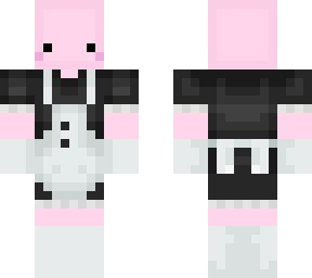 axolotl in maid dress | Minecraft Skin