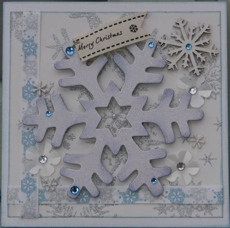 Christmas snowflake card