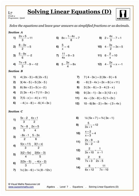 Solving Equations with Fractions Worksheet Pin On Printable Blank Worksheet Template | Algebra ...