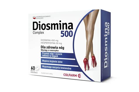 Diosmina 500 Complex, 60 tabletek - Nogi - Apteka Internetowa Corax