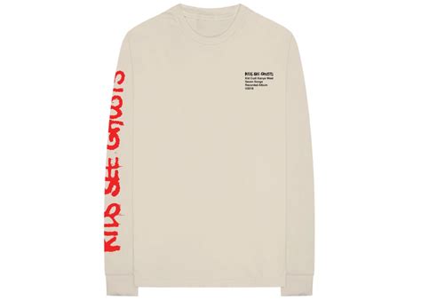 Kanye West Kids See Ghosts L/S Tee Beige Kids' - SS18 - US