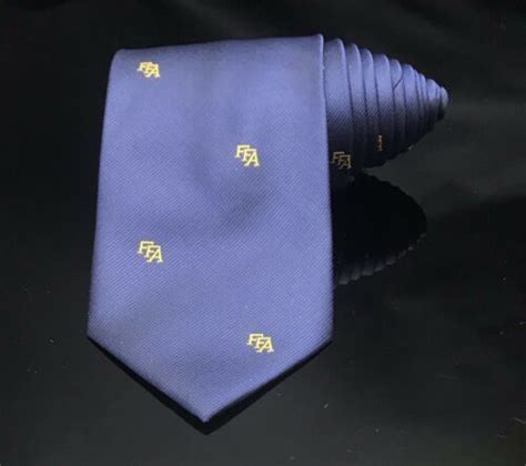 Vinatge ****FFA 1928**** Men's Future Farmers of America Navy/Gold Logo Neck Tie - Ties