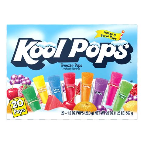 Kool Pops Original Flavors Freezer Pops - Shop Bars & Pops at H-E-B