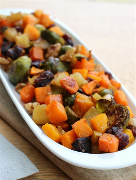 Harvest Roasted Vegetables - thewonkyspatula.com