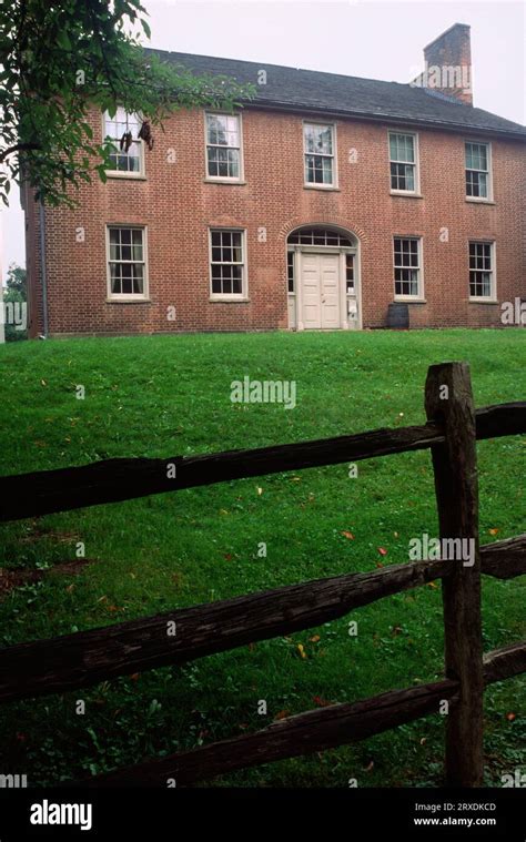 Washington Tavern, Fort Necessity National Battlefield, Pennsylvania Stock Photo - Alamy