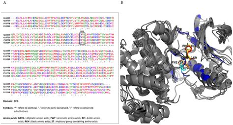 (A) Multiple sequence alignment using Clustal Omega (1.1.0) indicating... | Download Scientific ...