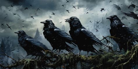 Exploring Norse Mythology: Odin’s Ravens Names - Viking Style