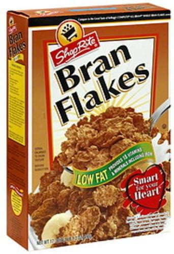 ShopRite Bran Flakes Cereal - 17.3 oz, Nutrition Information | Innit