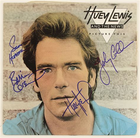 Lot Detail - Huey Lewis and The News Signed Album