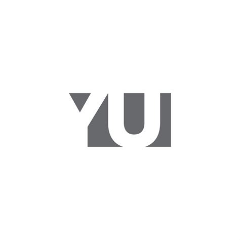 YU Logo monogram with negative space style design template 2771439 Vector Art at Vecteezy