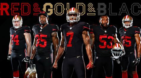 San Francisco 49ers Unveil New Alternate Black Uniforms for 2015 ...