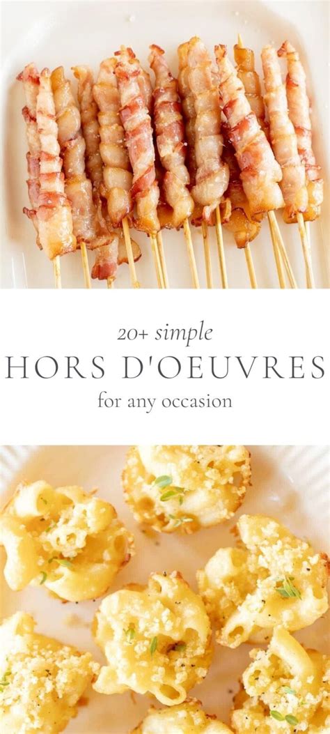 20 Fast and Easy Hors d'oeuvres Recipes | Julie Blanner