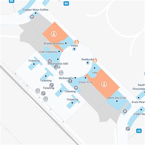 Indianapolis Airport Map | IND Terminal Guide