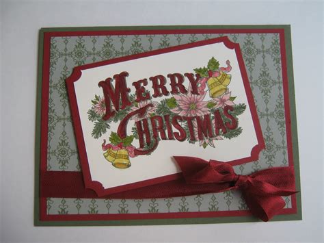 Creating With Carol: AN OLD FASHIONED CHRISTMAS CARD