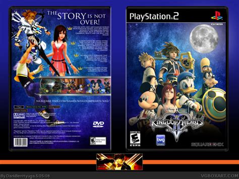 Kingdom Hearts II PlayStation 2 Box Art Cover by DarkBenHyuga