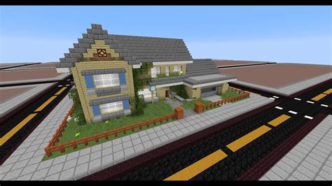 Minecraft Two Story House Tutorial - YouTube