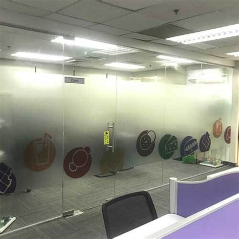 Frosted sticker design and installation — Absolute Industrial Solutions