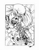 Horror Coloring Pages – Printable FREE sketch template
