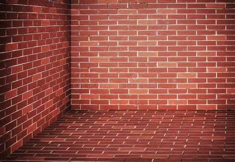 Dark brick Wall corner stock photo. Image of construction - 54723506