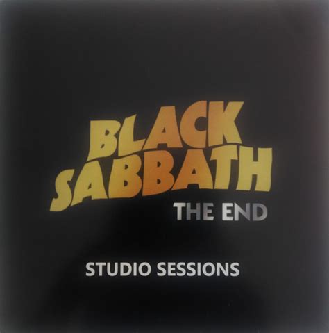 Black Sabbath – The End - Studio Sessions – CD (Album, Unofficial ...