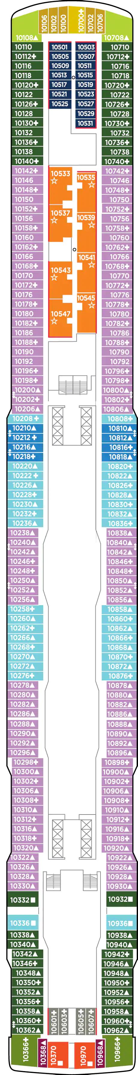 Norwegian Joy Deck Plans | CruiseInd