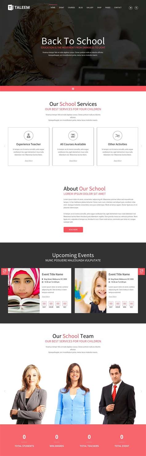 35+ Best Education Responsive HTML Templates for Universities, Schools ...