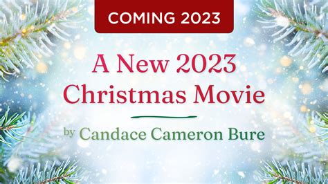 Candace Cameron Bure 2023 Christmas Movie - Great American Family