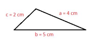 Scalene Triangle | What is, characteristics, elements, area, height, perimeter