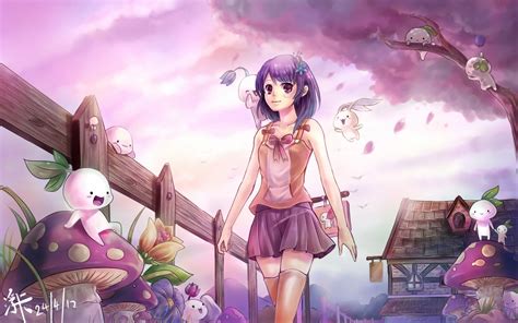 Cute Anime Wallpaper Hd Wallpaper