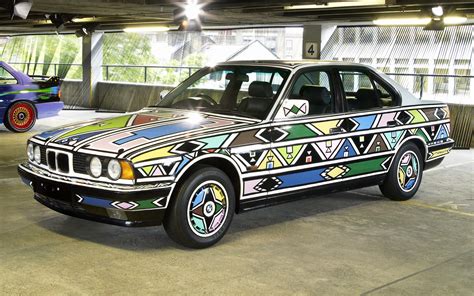 1991 BMW 5 Series Art Car by Esther Mahlangu - Bakgrunnsbilder og skrivebordsbilder | Car Pixel