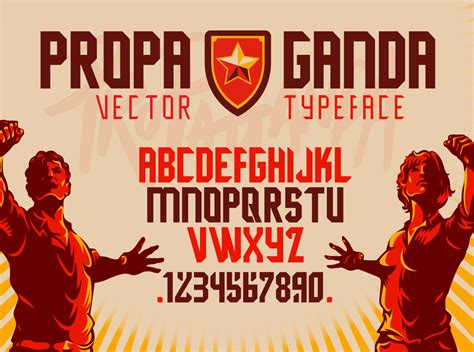 Propaganda Display Font Design by Rahmad Kurniawan on Dribbble